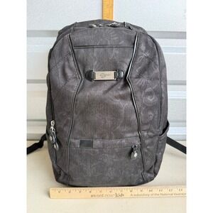 OGIO Soho Laptop Backpack Womens 17in Gray Blue Floral Dark Academia Bag